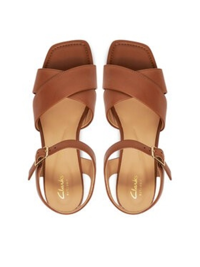 Clarks Sandały Serina35 Cross 26181346 Brązowy
