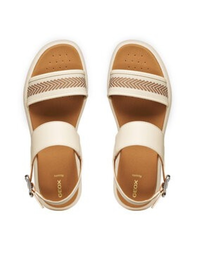 Geox Sandały D Camalei D650ND 05411 C1122 Écru