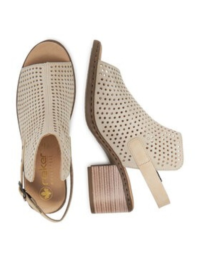 Rieker Sandały CEO-V0590-60 Beżowy jasny