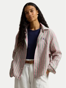 Polo Ralph Lauren Koszula 211935130501 Bordowy Relaxed Fit