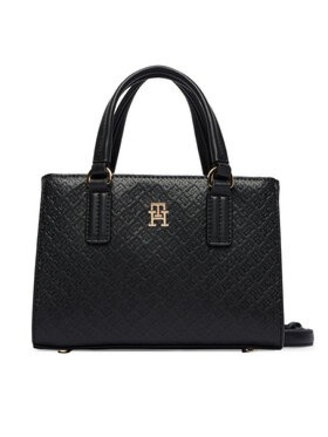 Tommy Hilfiger Torebka Th Daily Mini Tote Mono AW0AW18416 Czarny