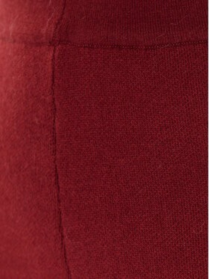 Vero Moda Spodnie dzianinowe Gold Art 10332174 Bordowy Loose Fit