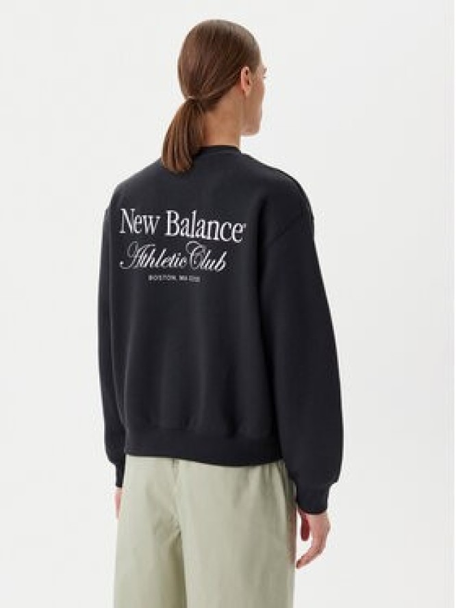 New Balance Bluza WT51949 Czarny Oversize