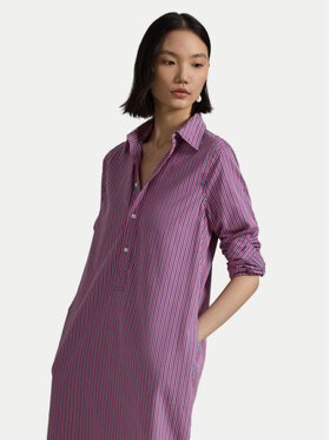 Polo Ralph Lauren Sukienka koszulowa 211959914002 Fioletowy Regular Fit
