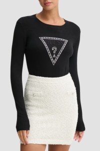 GUESS Czarny damski sweter Ivory, Rozmiar XS