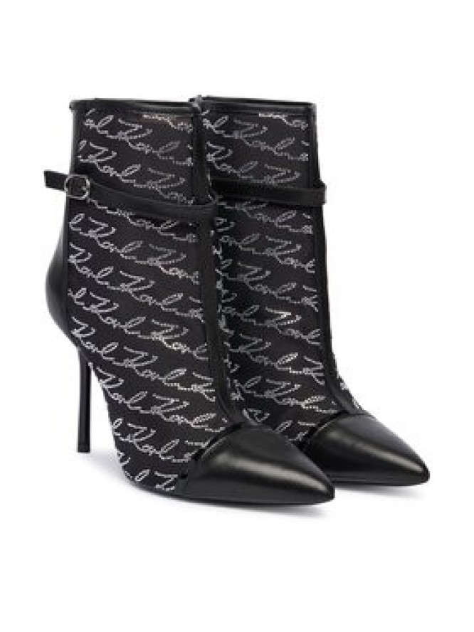 KARL LAGERFELD Botki Sarabande KL30976 Czarny