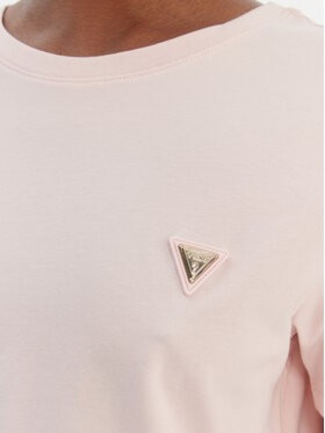 Guess T-Shirt V4YI09 J1314 Różowy Regular Fit