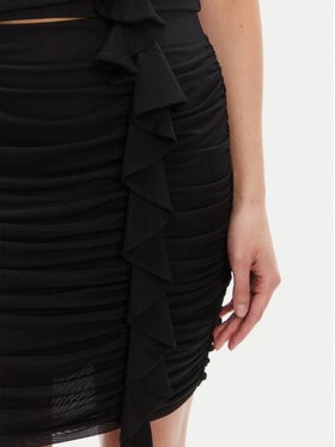 Guess Spódnica mini W5YD56 KCZC2 Czarny Regular Fit