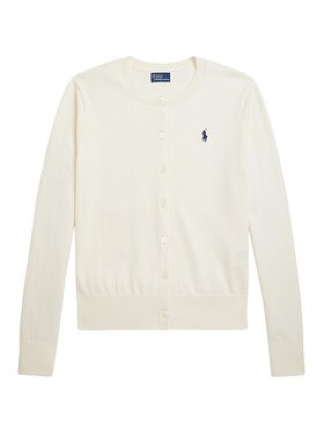 Polo Ralph Lauren Kardigan 211971871003 Écru Slim Fit