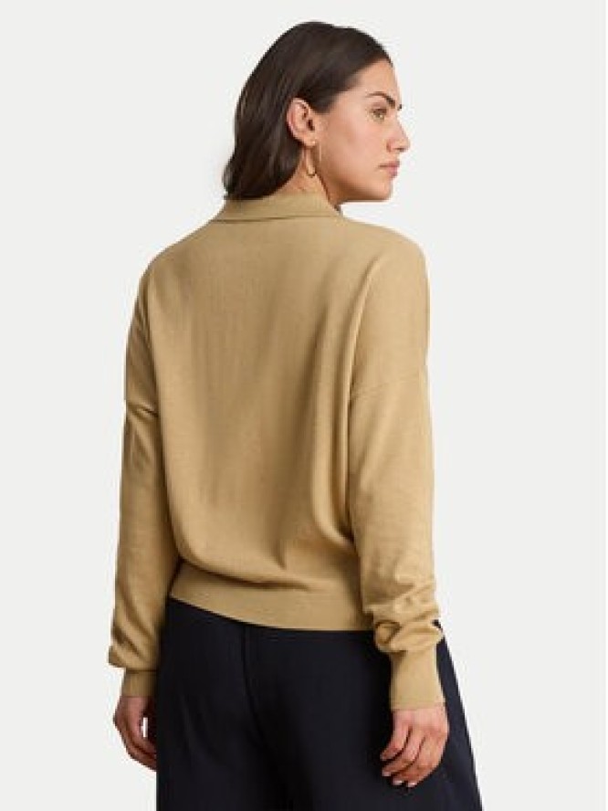 LAUREN RALPH LAUREN Sweter 200P14056004 Beżowy Regular Fit