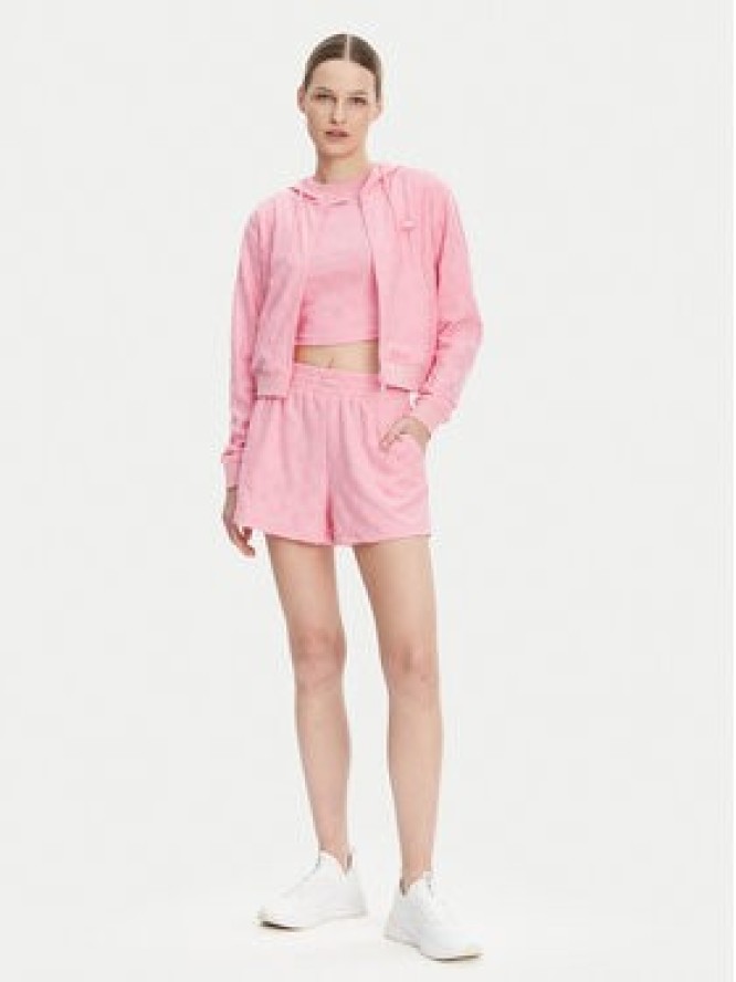 Guess Bluza V5GQ00 KCT02 Różowy Regular Fit