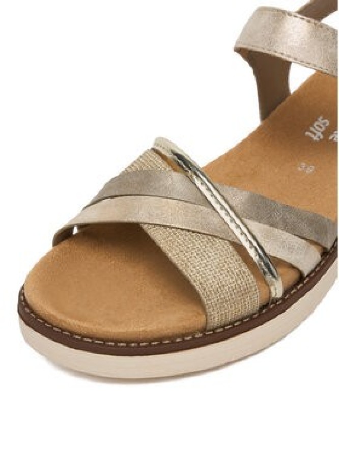 Remonte Sandały CEO-D2058-90 Złoty