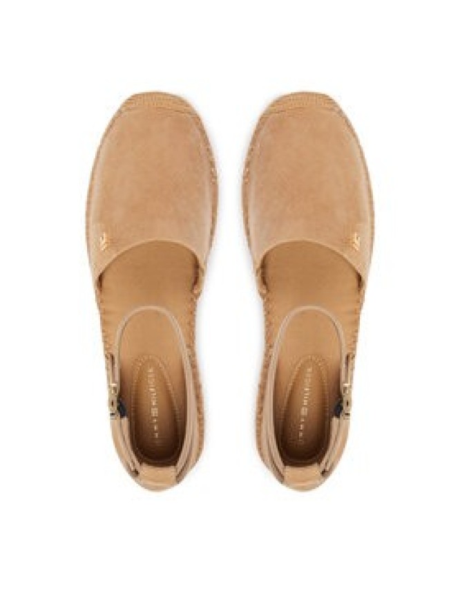 Tommy Hilfiger Espadryle Th Platform Espad Suede Strap FW0FW09144 Beżowy