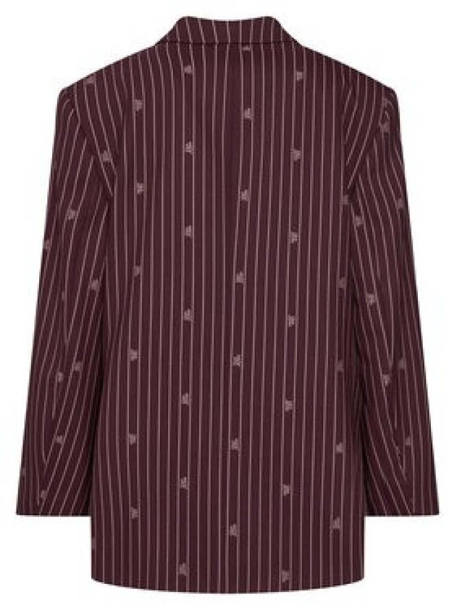 HUGO Marynarka Antegi 50554428 Bordowy Relaxed Fit