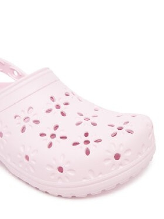 Crocs Klapki Classic Floral Cut Out Clog 210927 Różowy