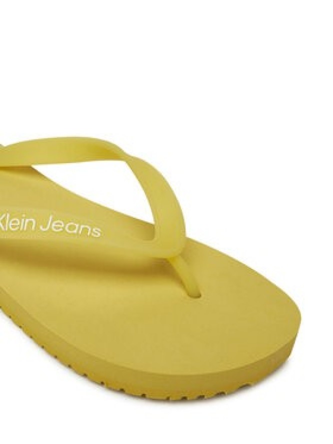 Calvin Klein Jeans Japonki Beach Sandal Transparent Tpu YW0YW01829 Żółty