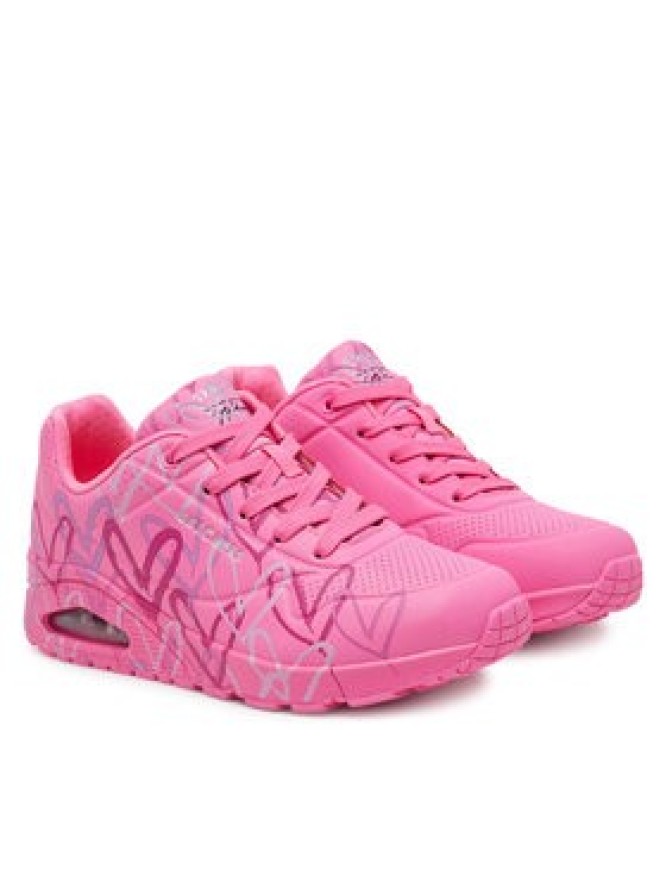 Skechers Sneakersy Uno - Spread the Love 155507/HTPK Różowy