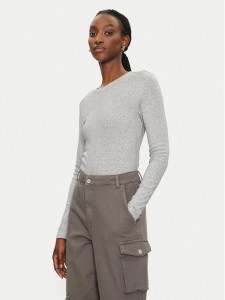 ONLY Bluzka Riley 15323159 Szary Slim Fit