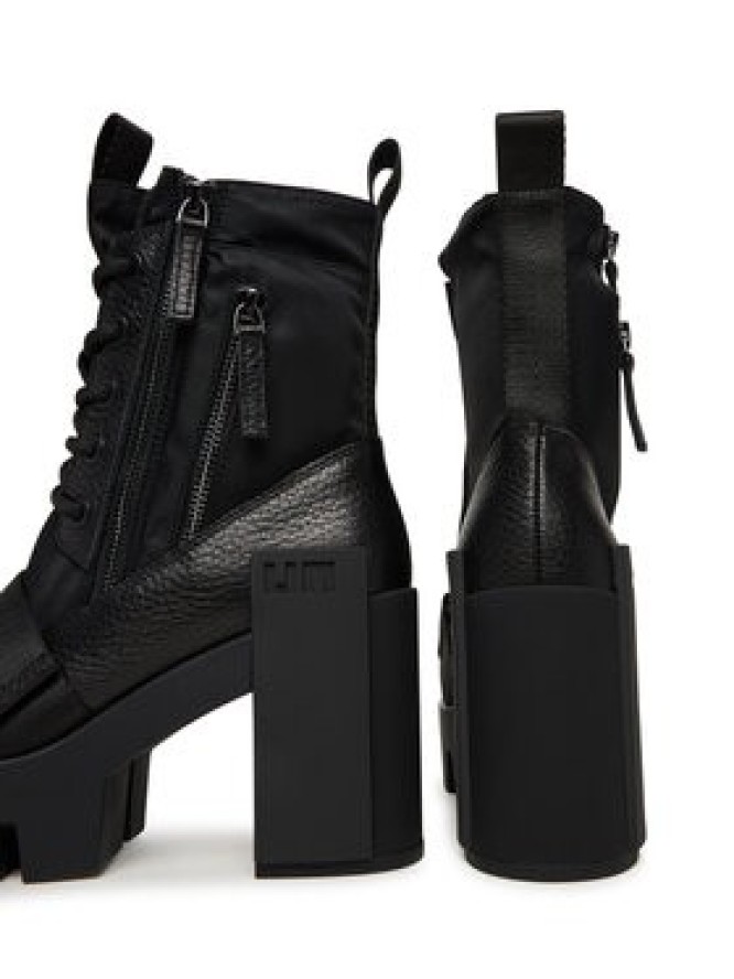 United Nude Trzewiki Grip Combat Mid 1096201165 Czarny