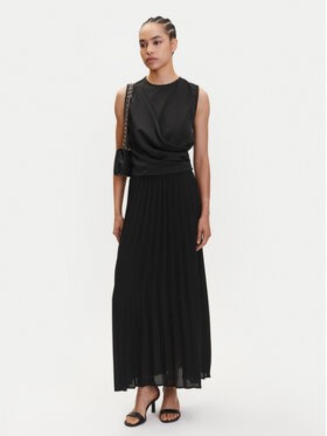 ONLY Spódnica plisowana Ronja 15328314 Czarny Regular Fit