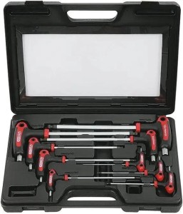 KS TOOLS, Zestaw kluczy kątowych Ergotorque Plus, 9 szt