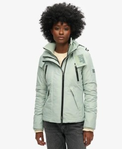 superdry Kurtka Windbreaker Mountain z Kapturem – SEA GREEN