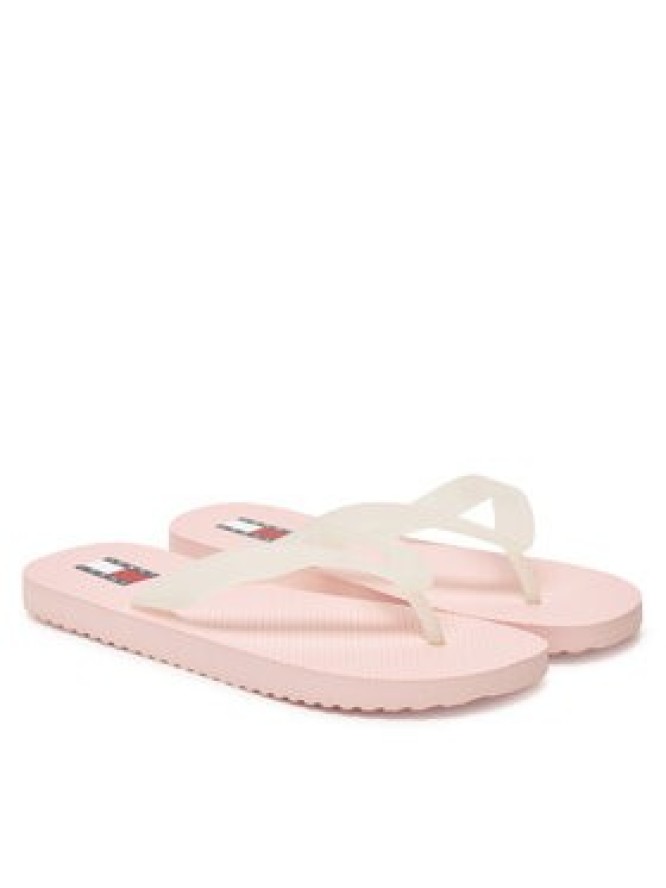 Tommy Jeans Japonki Tjw Logo Flip Flop EN0EN02447 Różowy