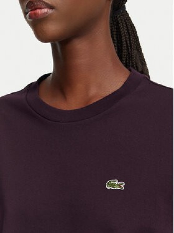 Lacoste T-Shirt TF7215 Bordowy Regular Fit