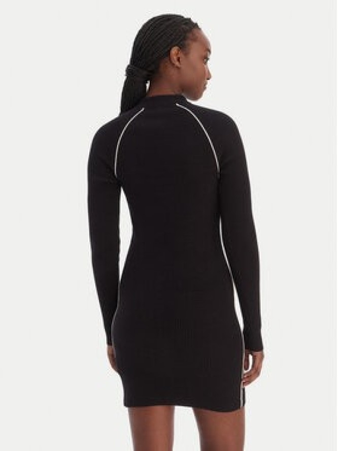 Tommy Jeans Sukienka dzianinowa DW0DW21914 Czarny Regular Fit