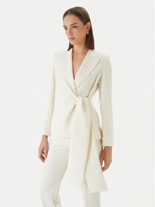 Marella Marynarka Meandro 2613041053 Écru Slim Fit