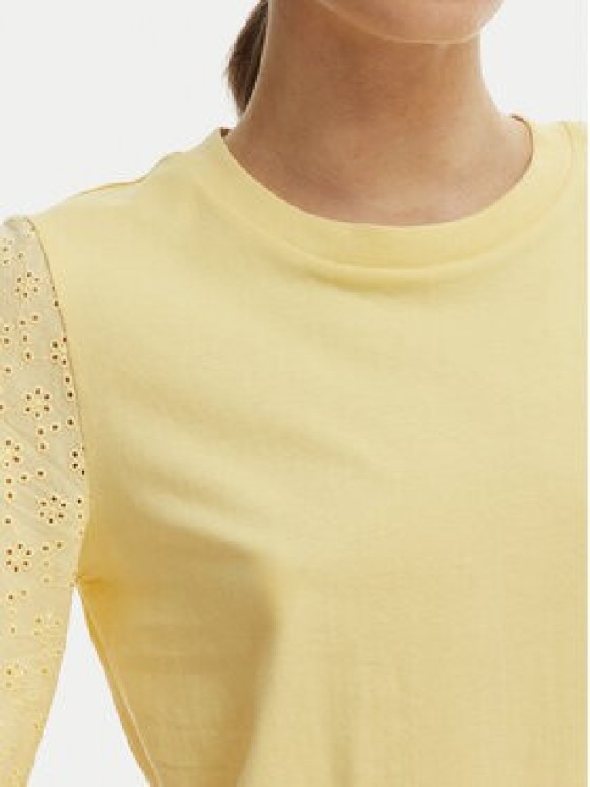 Vero Moda Bluzka Janni 10340706 Żółty Regular Fit