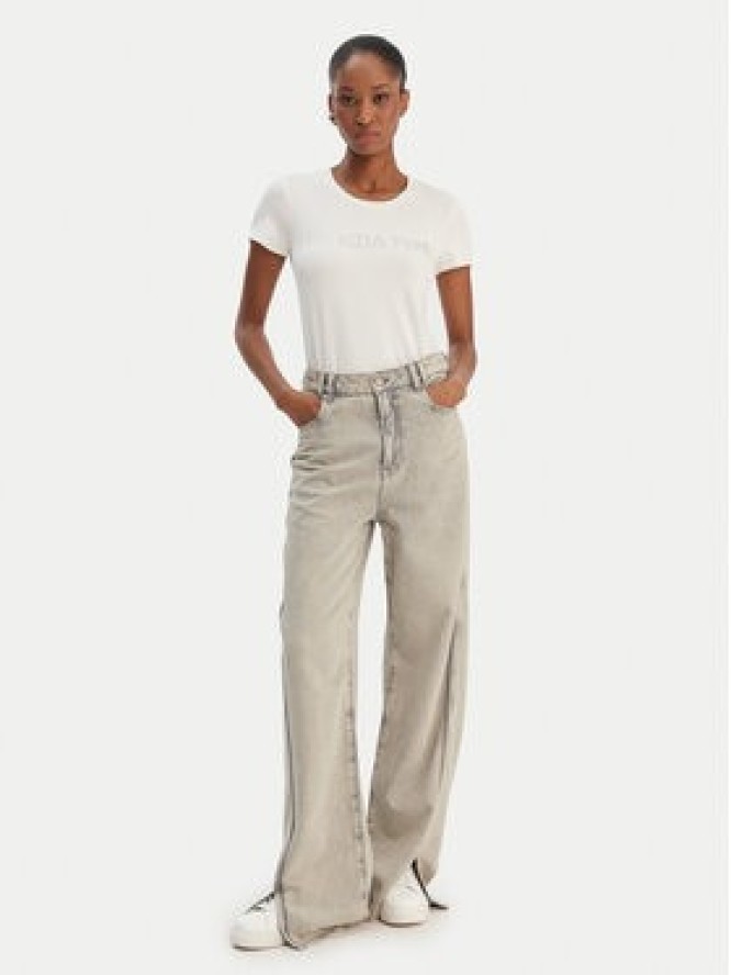 Patrizia Pepe T-Shirt CM1419/J013-W146 Biały Regular Fit