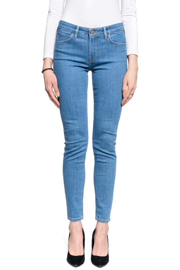 LEE SCARLETT SKINNY DAMSKIE SPODNIE JEANSOWE BRIGHT BLUE L526MANT 112111748
