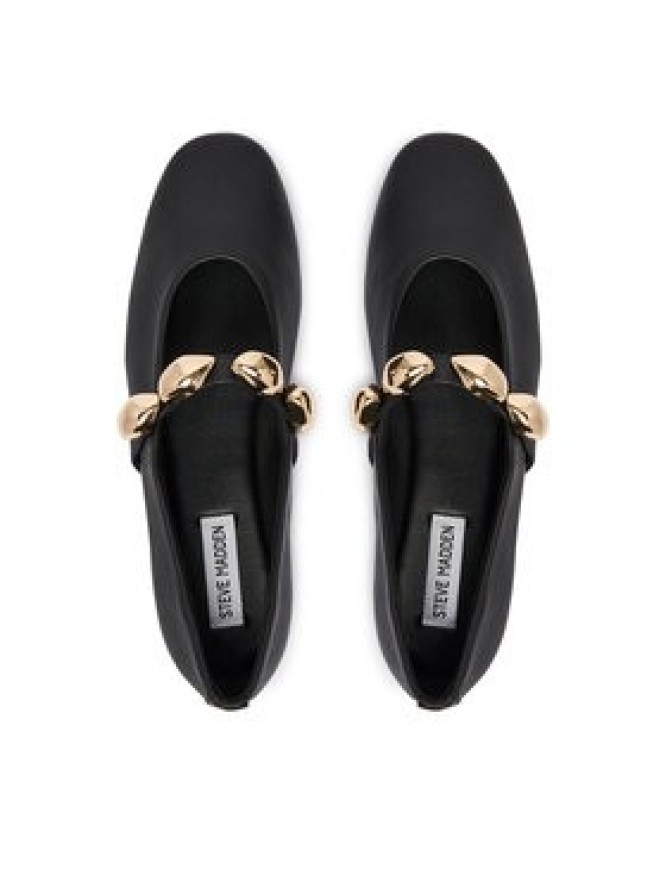 Steve Madden Baleriny Poppin Flat 11005437 Czarny