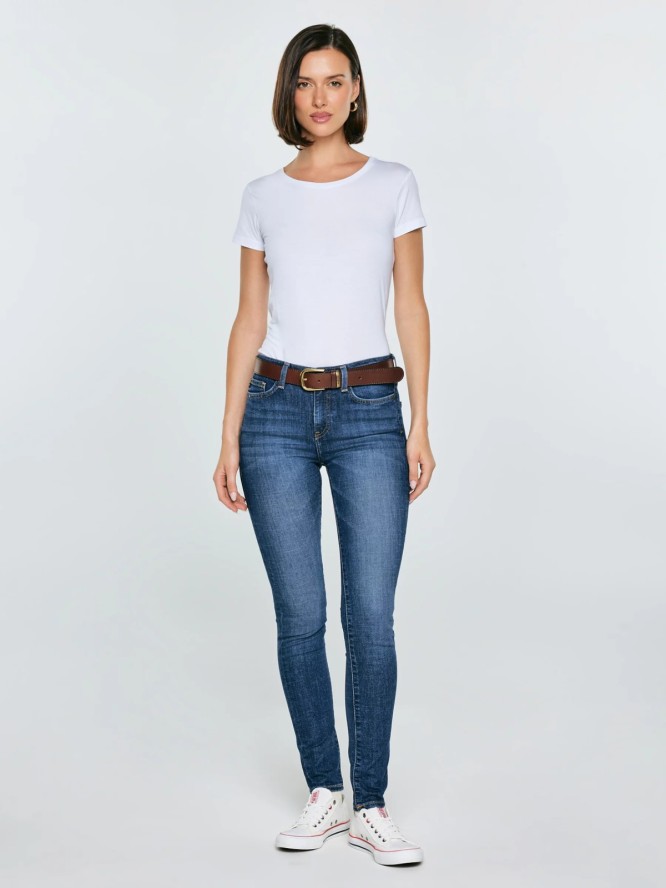 Jeansy damskie skinny granatowe Adela 512