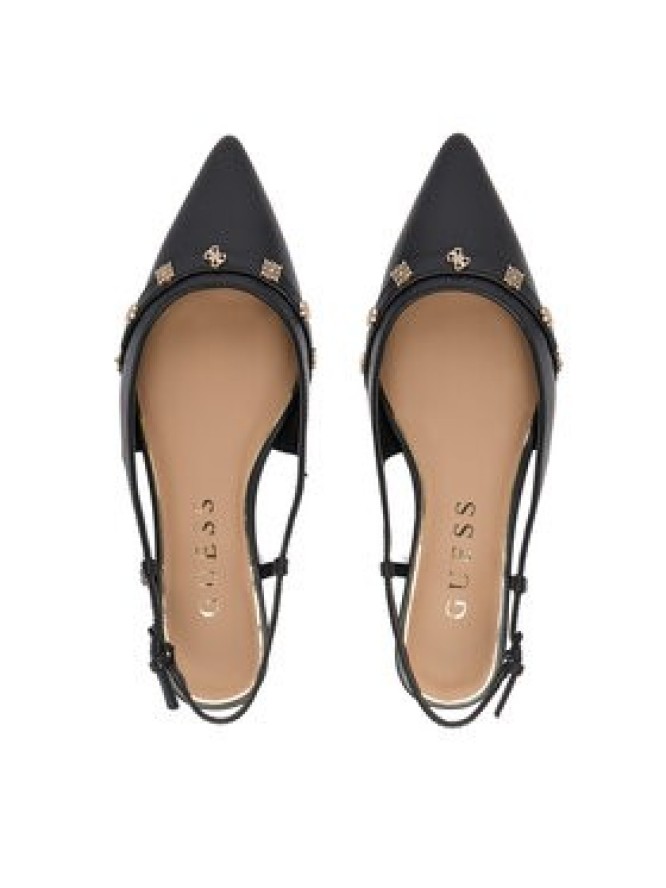 Guess Baleriny FLPDOR LEA05 Czarny