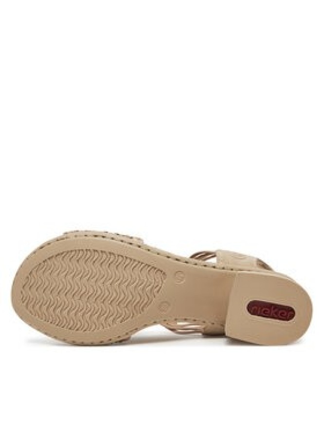 Rieker Sandały 64962-60 Beżowy