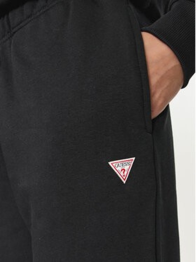 Guess Jeans Spodnie dresowe W4YB33 KC811 Czarny Regular Fit