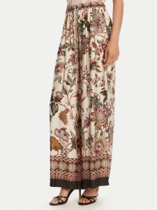 ViCOLO Spodnie palazzo TD0829 Beżowy Wide Leg