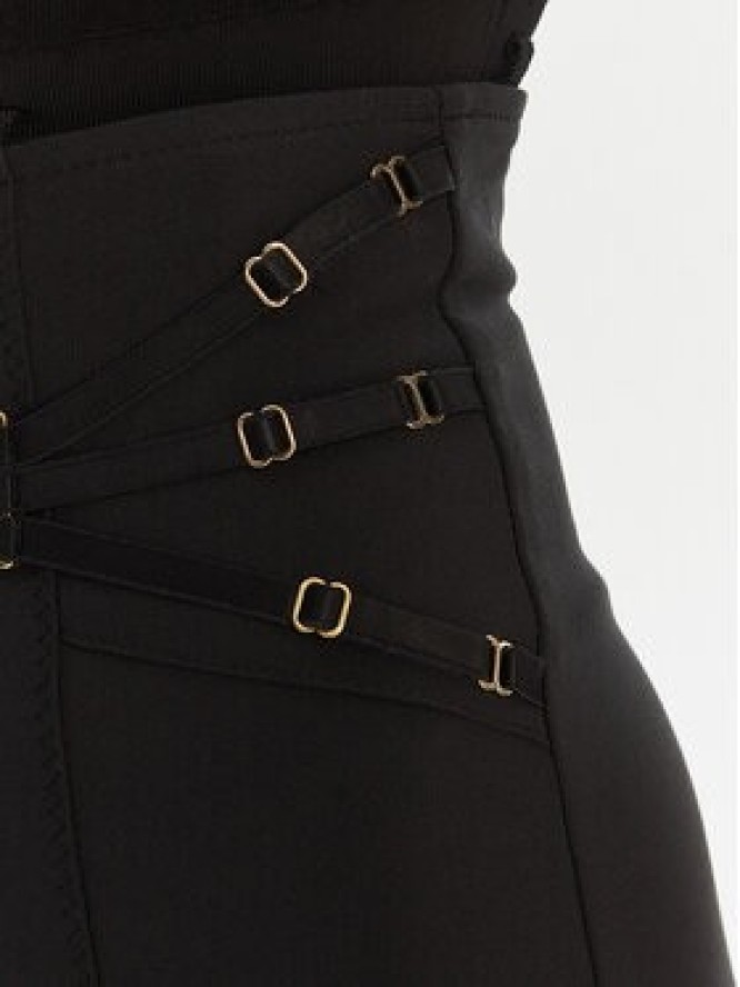 Elisabetta Franchi Spodnie materiałowe PA-158-61E2-V350 Czarny Skinny Fit