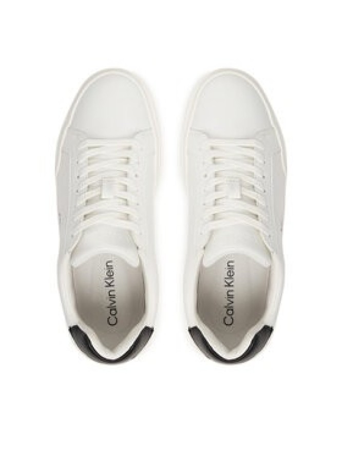 Calvin Klein Sneakersy Chunky Cupsole Laceup Lth Ml YW0YW01947 Czarny