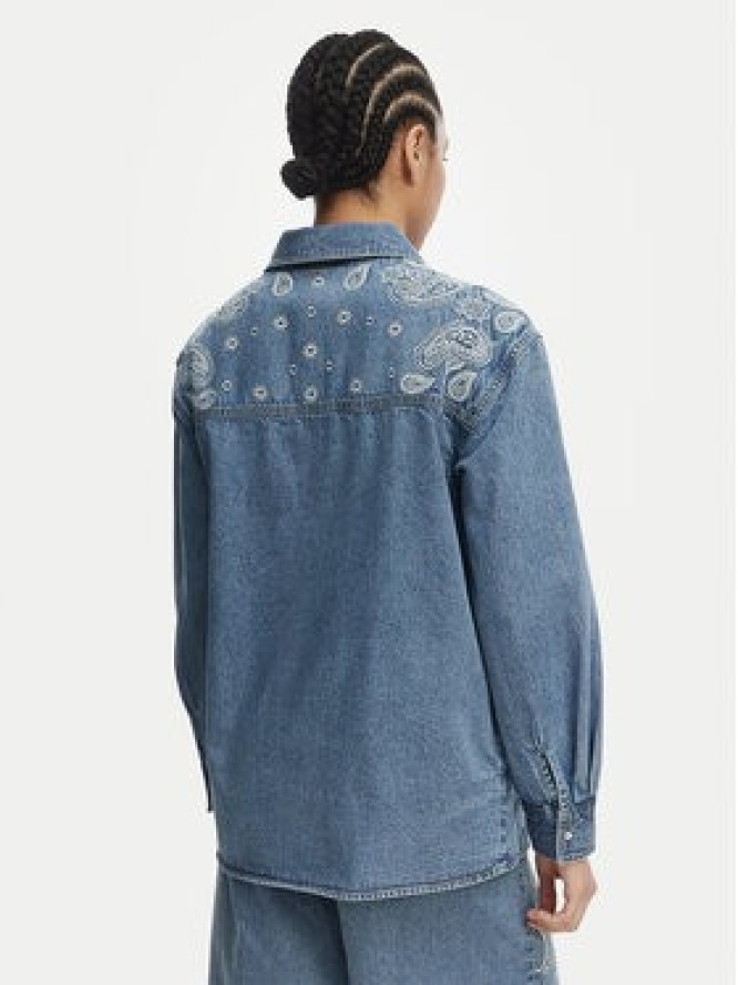 Liu Jo Koszula jeansowa UA6145 D0313 Niebieski Regular Fit