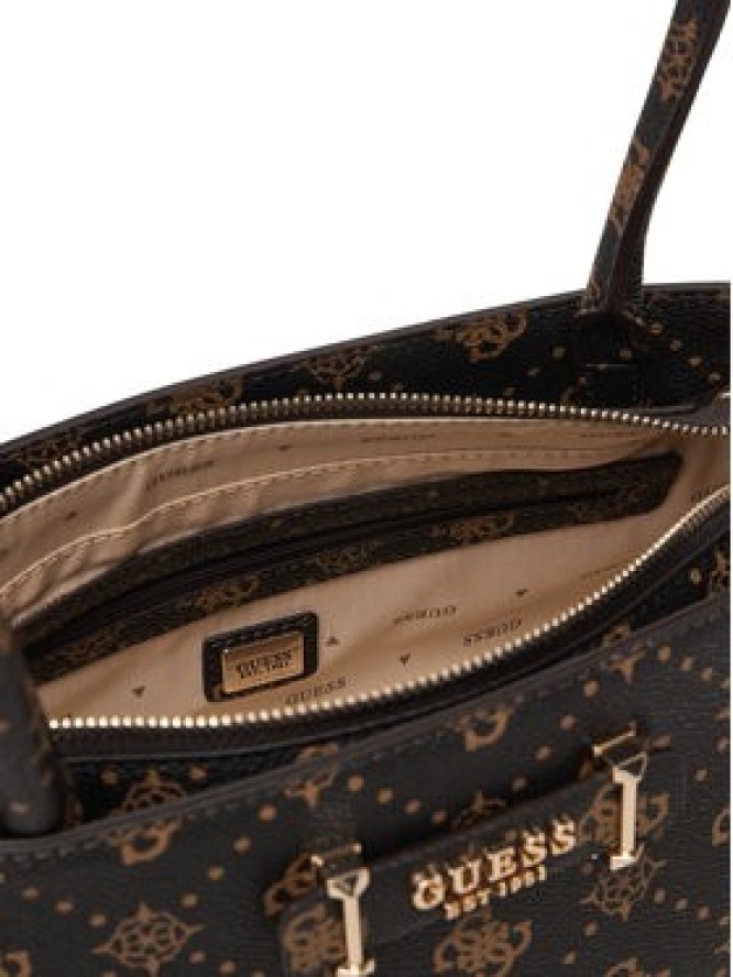 Guess Torebka Carrie Logo HWGP98 98080 Brązowy