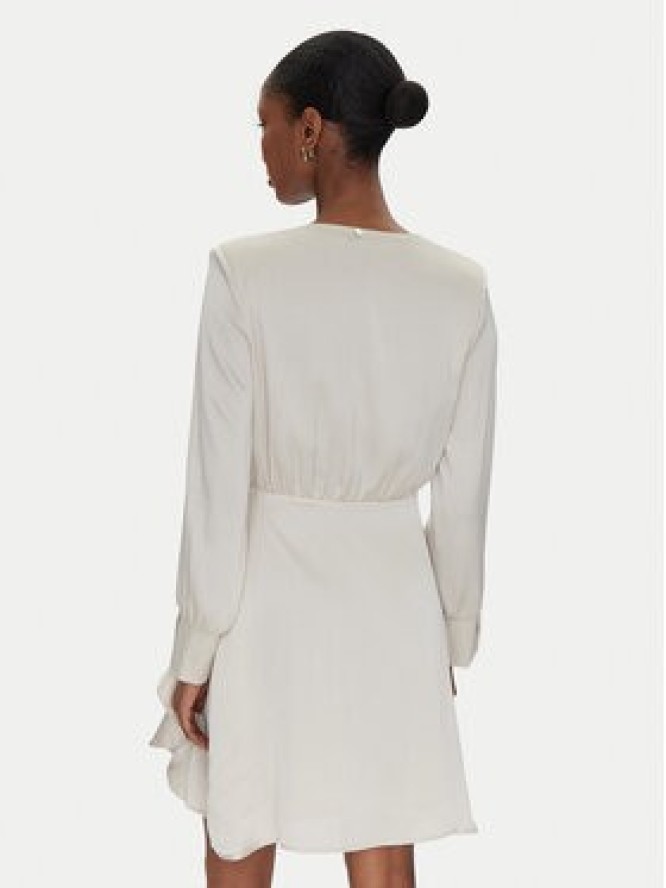 Rinascimento Sukienka koktajlowa CFC0122677003 Beżowy Regular Fit