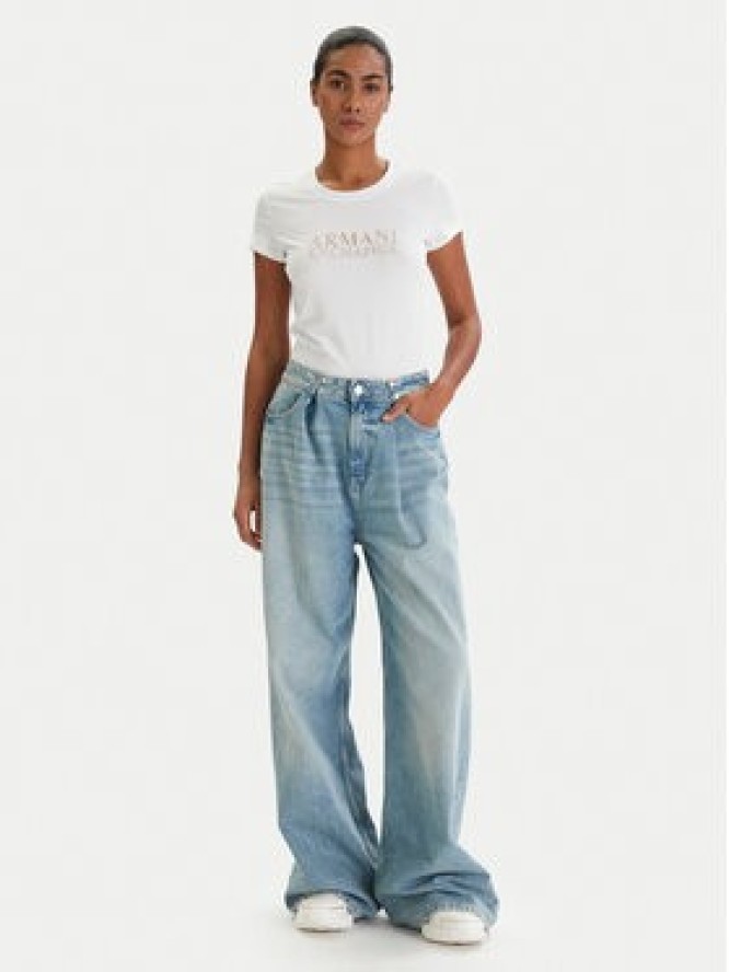 Armani Exchange T-Shirt XW001837 AF16294 U0002 Biały Slim Fit