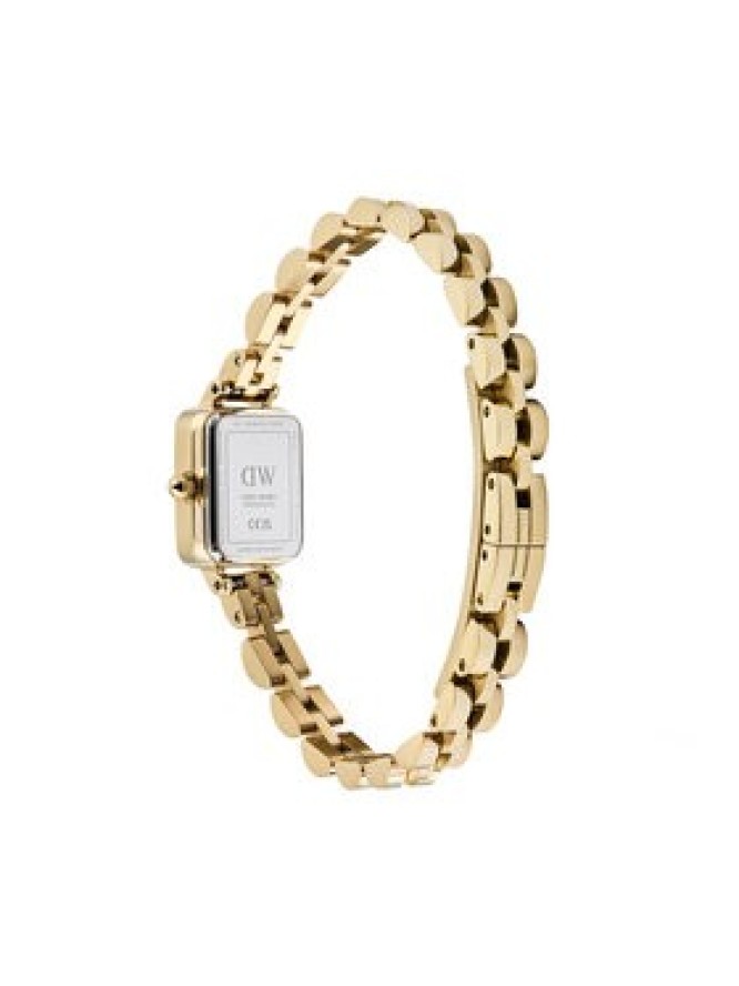 Daniel Wellington Zegarek Quadro Mini DW00100852 Złoty