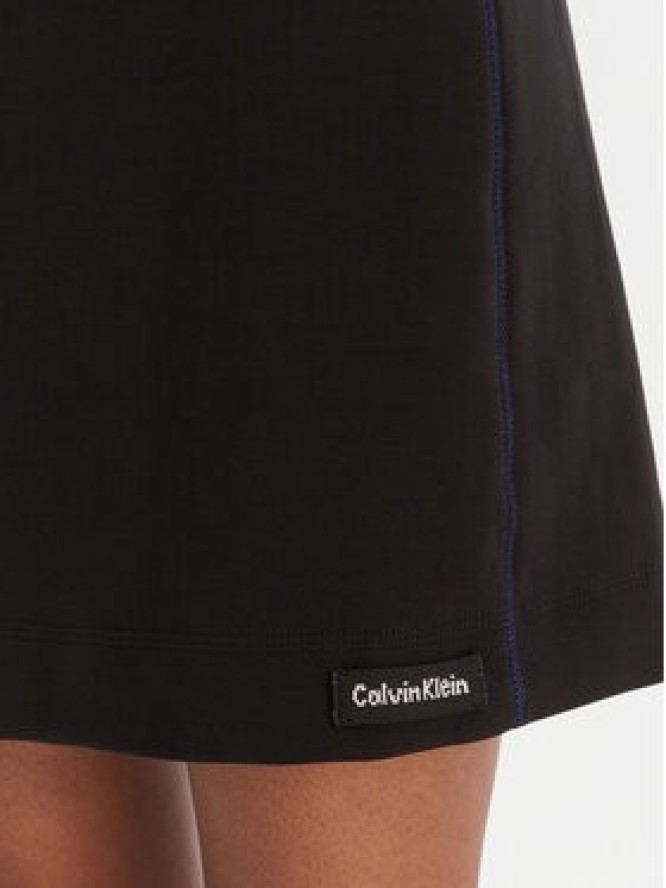 Calvin Klein Jeans Sukienka codzienna Ls Scuba Fit And Flare LV044D222G Czarny Regular Fit