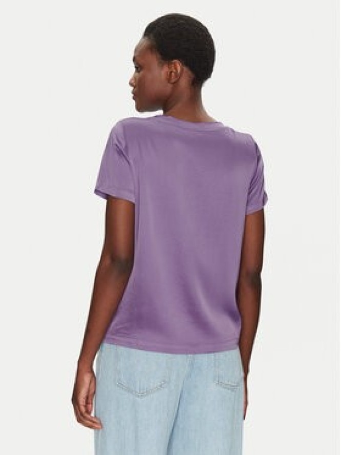 ViCOLO Bluzka TD0007 Fioletowy Relaxed Fit