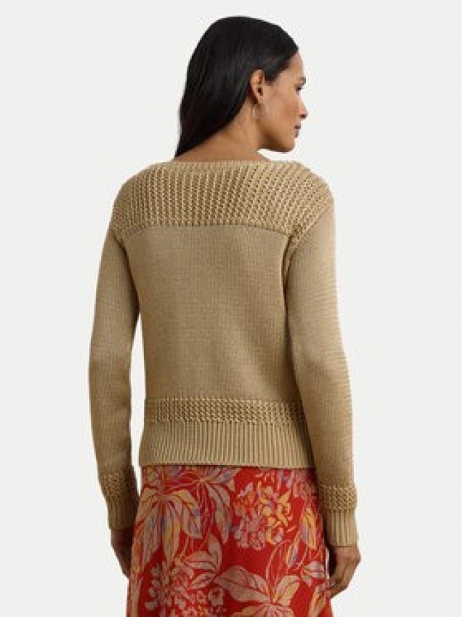 LAUREN RALPH LAUREN Sweter 200909317005 Beżowy Relaxed Fit