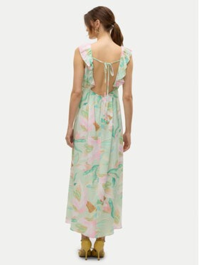 Vero Moda Sukienka letnia Josie 10324125 Zielony Regular Fit